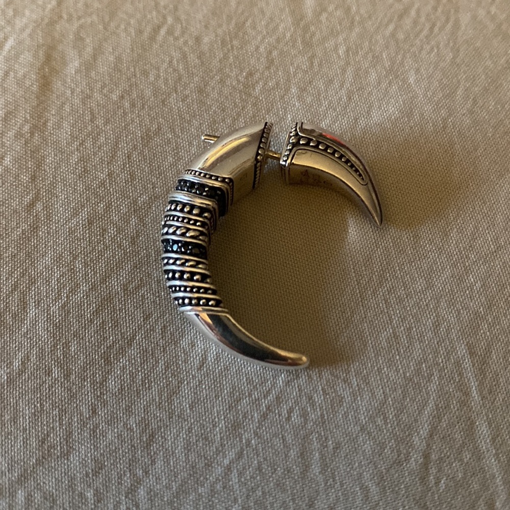 Thomas Sabo - Sterling Silver and Black Diamond Earring